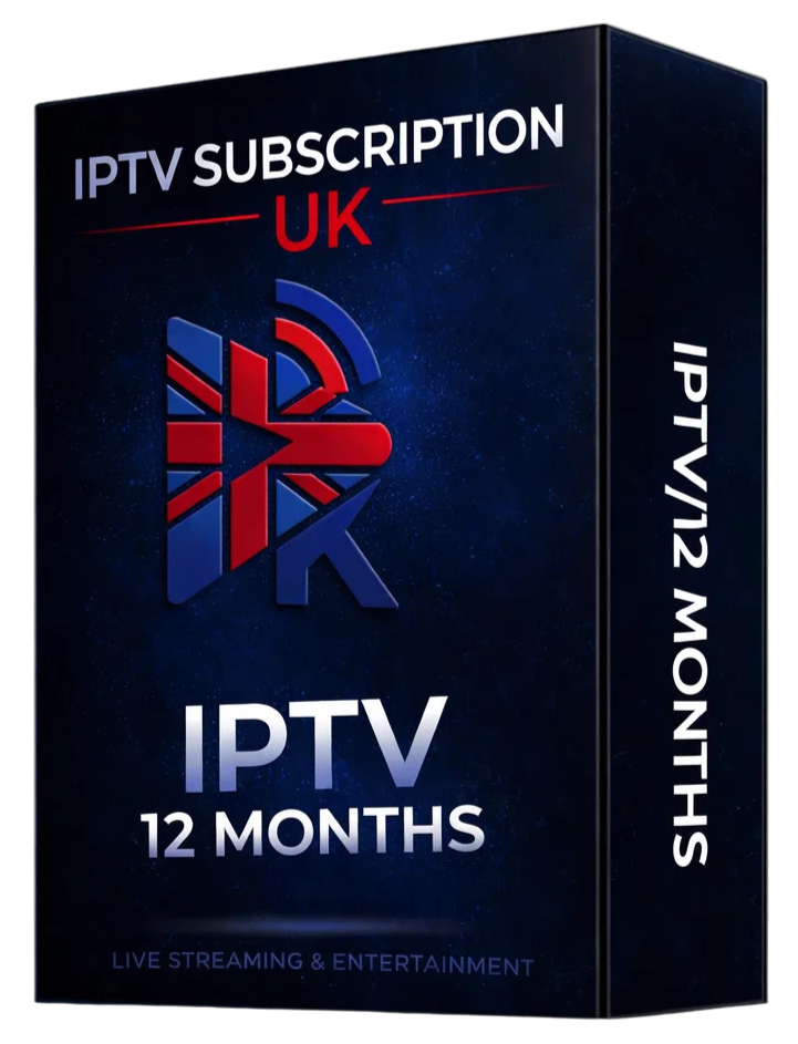 12 Months - IPTV Subscription UK